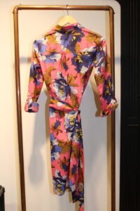 robe portefeuille imprimé