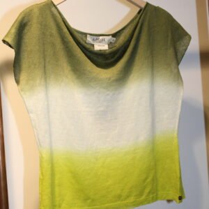 top tie and die kaki, jaune, vert, apoil