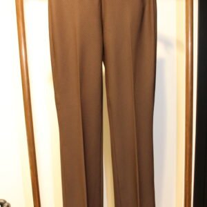 pantalon droit élastique marron chocolat seventy