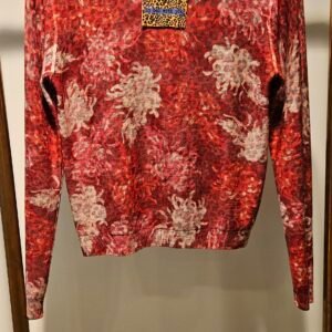 Cardigan fleuri réversible