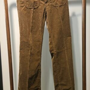 Pantalon flare en velours