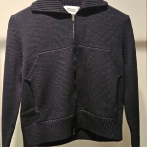 Cardigan zippé col montant