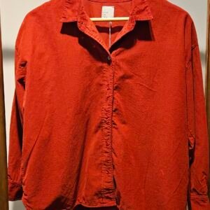 Chemise oversize en velours
