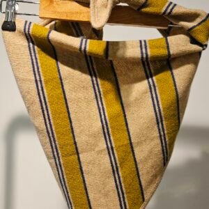 Foulard triangle rayé