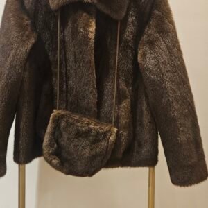 Veste effet fourrure