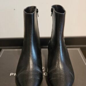 Bottines pointues zippées