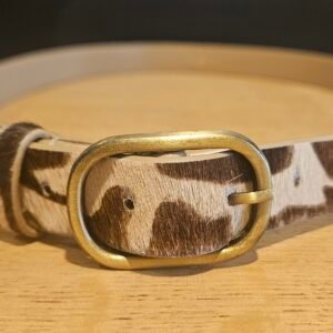 Ceinture motif vache